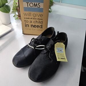 TOMS Paseos Black Men's size 14
